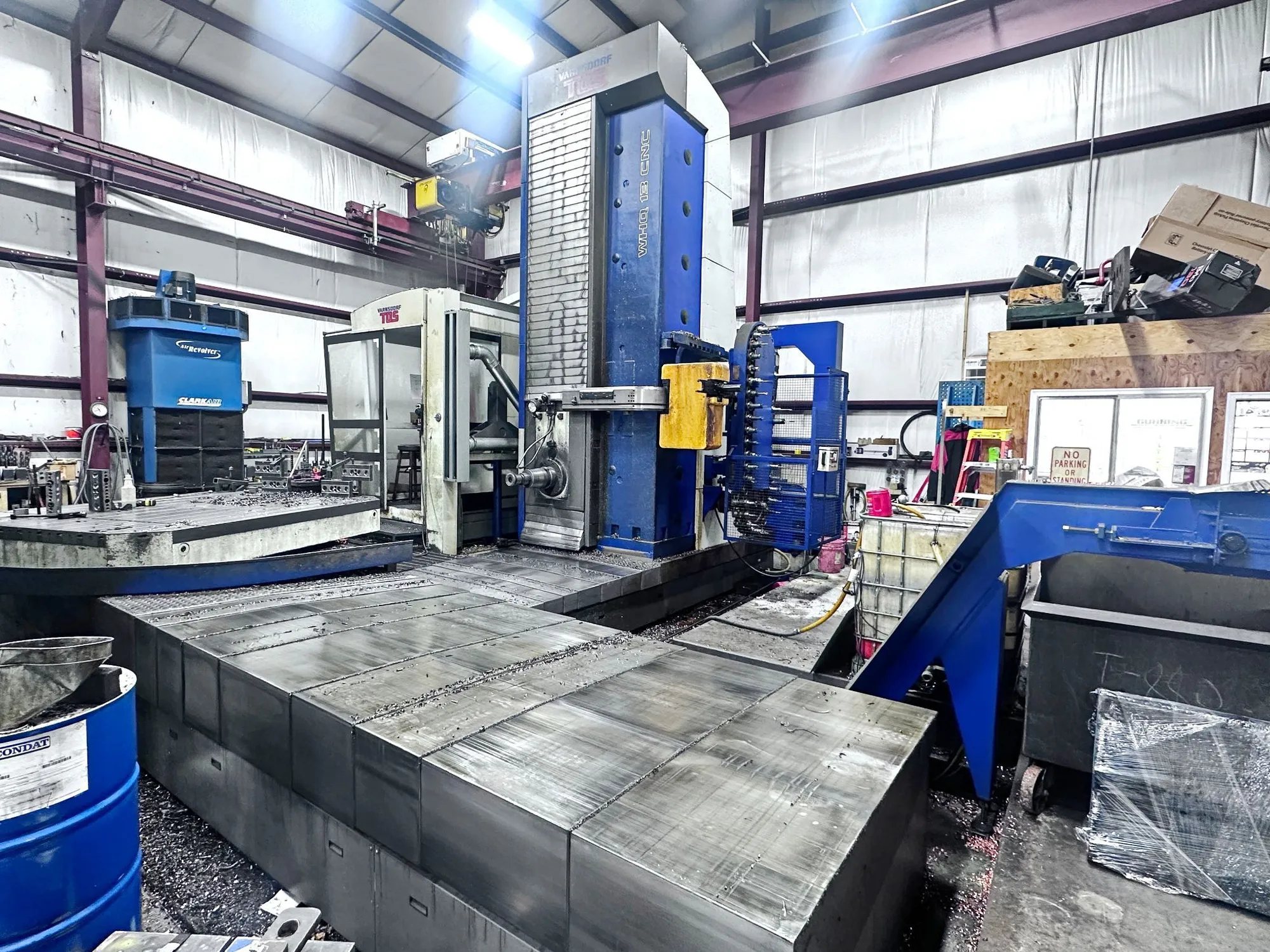 Used 2012 TOS VARNSDORF WHQ 13 CNC Horizontal Table Type Boring Mills Ontario CA | CNCsurplus #1348095