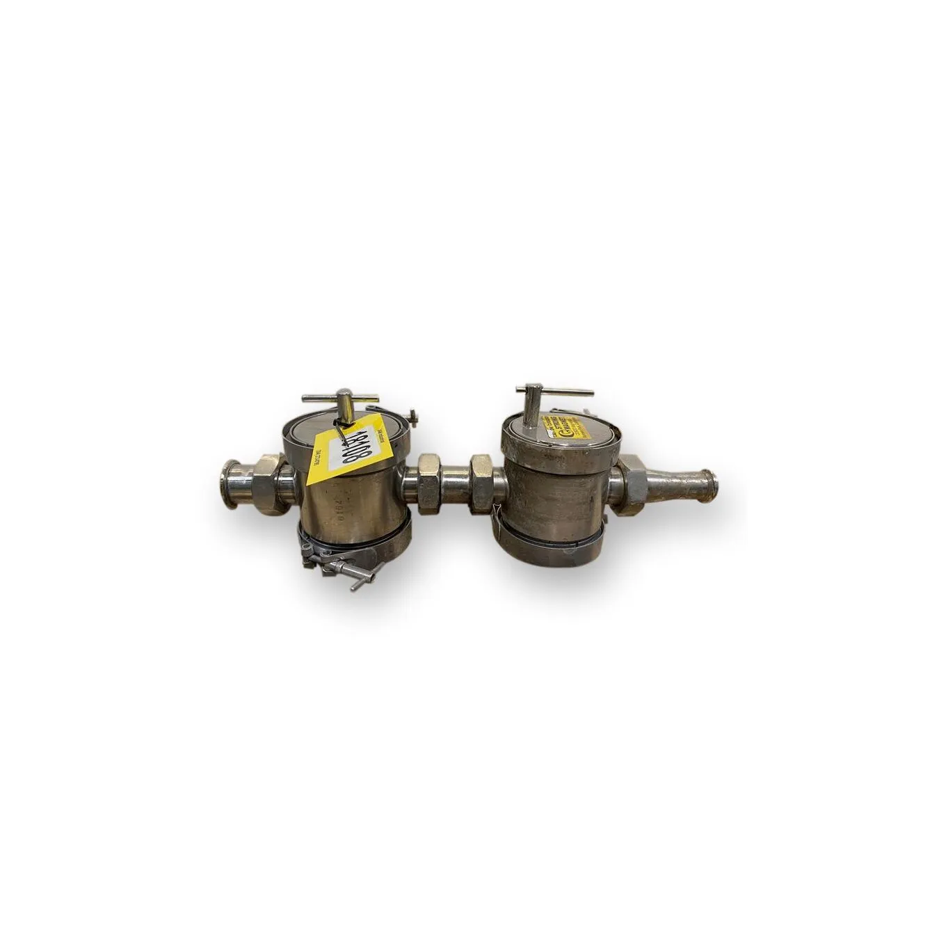 Used 2" Stainless Steel Double Liquid Ferrous Trap Assembly