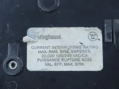 USED WESTINGHOUSE QBHW2070