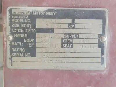 USED MASONEILAN 88-21125