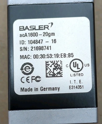 USED Basler acA1600-20gm