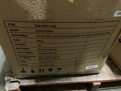 Used FURRION FMSMA16A-BL Restaurant Small Appliances Michigan US | Miedema Asset Management Group #1324175