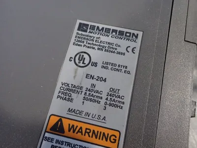 Used EMERSON EN20400000 Servo Drives Ohio US | HGR 24 #878559
