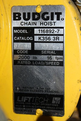 USED BUDGIT 116892-7