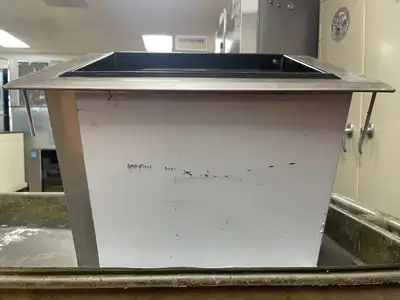 Used Falcon Restaurant Supply Used Stainless Steel Drop in Ice Chest Bid 18" x 12" SS312 Restaurant Storage Containers Illinois US | Falcon Restaurant Supply #1375600