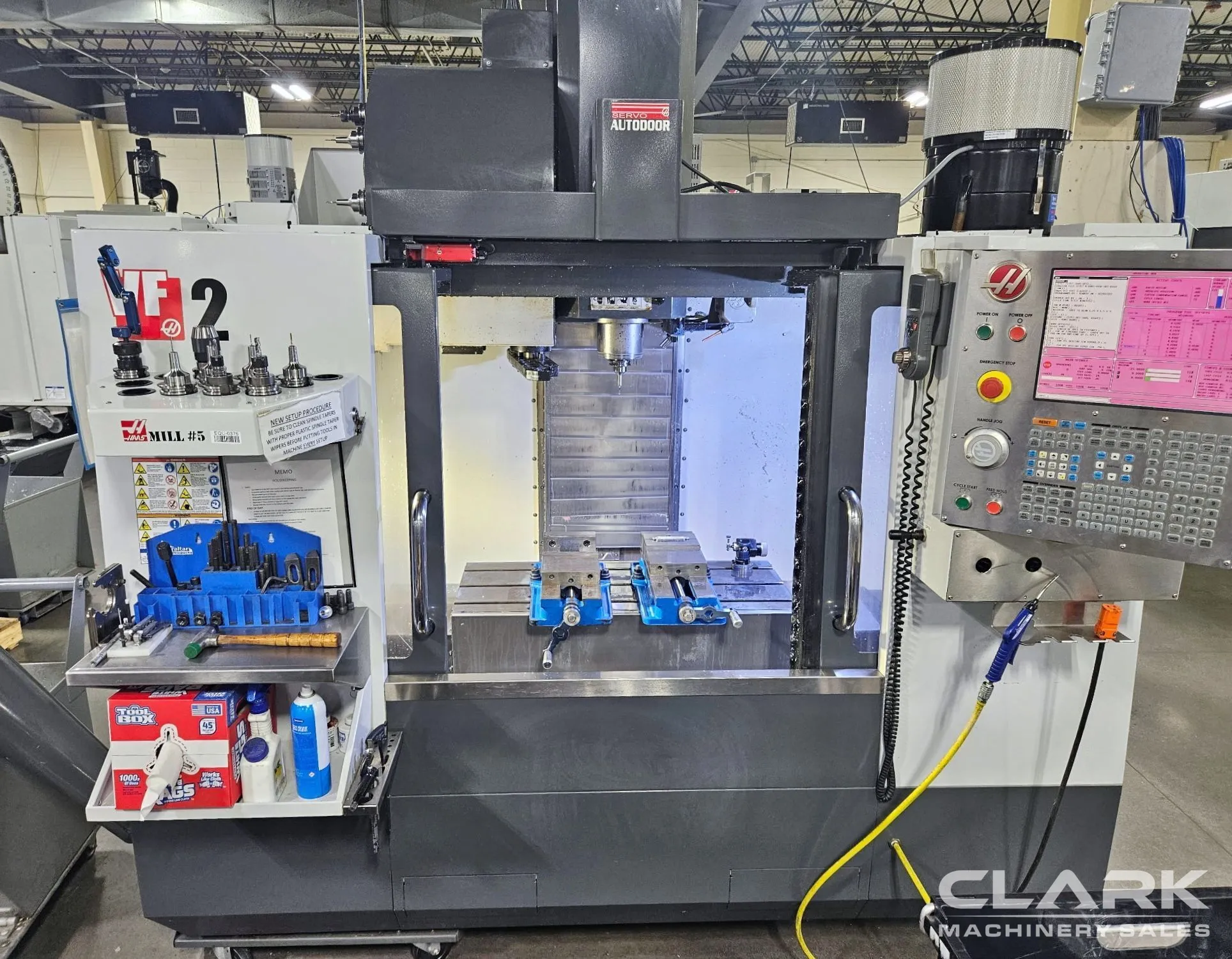 2012 HAAS VF-2, 15,000 RPM, 4TH & 5TH READY