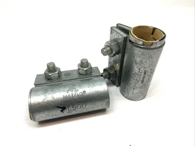 Used METFLO 2 Bolt Compression Coupling LOT OF 2 Plumbing Equipment Michigan US | Maverick Industrial Sales #1402331