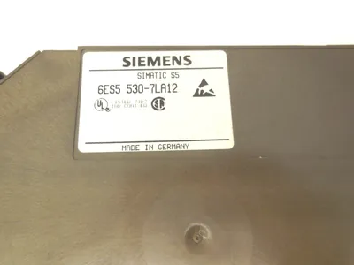 USED SIEMENS 6ES5-530-7LA12 PROCESSOR MODULE 6ES55307LA12