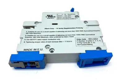 Used Altech Corp. Ser. R Supplementary Circuit Protector Circuit Breakers Michigan US | Maverick Industrial Sales #1460513