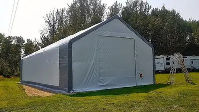 NEW 30X60X20 DOUBLE TRUSS STORAGE BUILDING