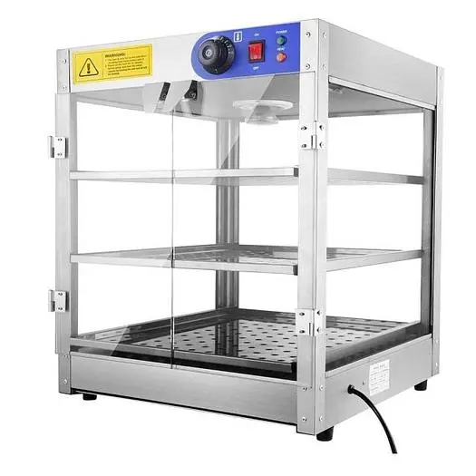 Counter top hot food display cabinets