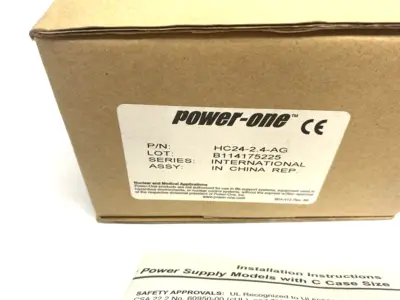 New | in-Stock Power One Power Supply, Chassis Mount, AC-DC Converter AC/DC Power Supplies Michigan US | Maverick Industrial Sales #1456683