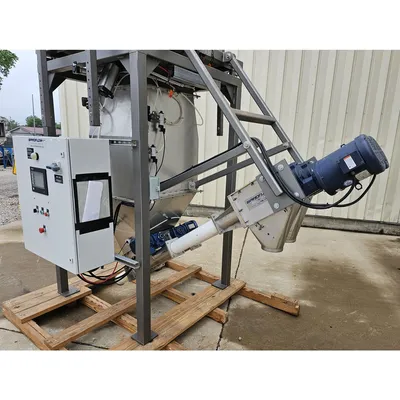 Used Spiroflow Bulk Bag Discharger Loss in Weight Batching System w/Flex Screws