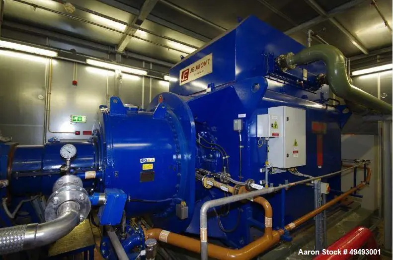 Used MAN Turbo 16 MW Steam Turbine Generator Assembly, Model MARC4-B00.