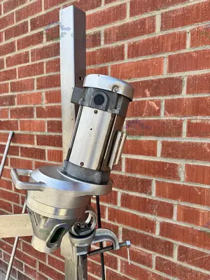 Used SHARPE MIXERS SSG-050SCR PORTABLE MIXER 350 RPMW/VFD, 1/2 HP MOTOR,TWO IMPELLERS Portable Mixers California US | Equipment Lab #1372891