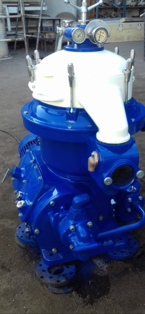 (2) Alfa-Laval MOPX 207 SGT-24 oil purifiers, 316SS.