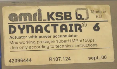 NEW AMRI 42096444 ACTUATOR W/ SORIA 16 BUTTERFLY VALVE, TYCO EZ04TD0N CONTROLLER