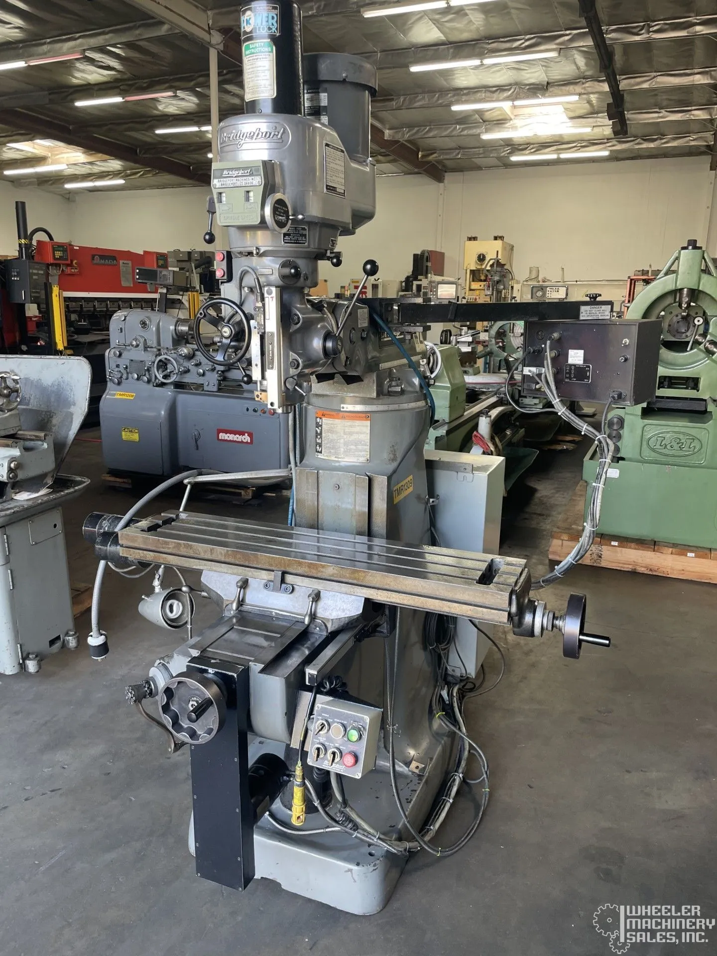 BRIDGEPORT EZ TRAK 2-AXIS TOOLROOM MILLING MACHNE 9" X 42" #8389 #1