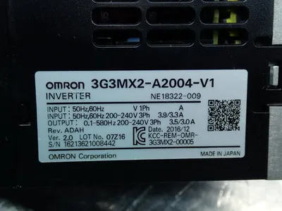 USED OMRON 3G3MX2A2004V1