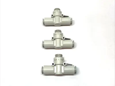 New | in-Stock SMC In-Line Flow Control Speed Adjustment Valve Fitting Pump & Valve Parts Michigan US | Maverick Industrial Sales #1391155