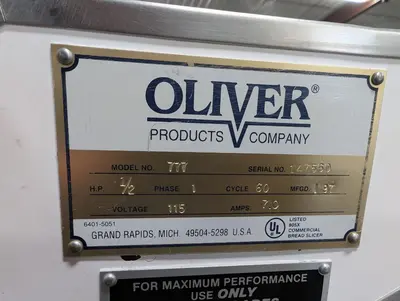 USED 1997 OLIVER PRODUCTS COMPANY 777