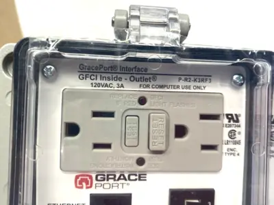 New | in-Stock Grace Technologies GracePort Ethernet Panel Interface Connector Electrical Fittings Michigan US | Maverick Industrial Sales #1391365