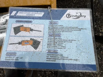 Used AGT SSHH680 SKID STEER HYDRAULIC HAMMER Misc Construction Attachements Michigan US | Miedema Asset Management Group #1341227