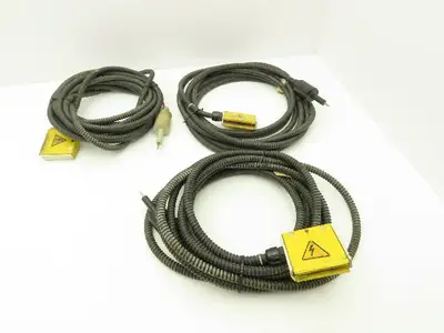 Hurletron H-QD Charge Bar 75mm 6' Cord with Connector Lot of 3