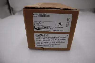 UNITED ELECTRIC Controls QJ120-15280 PRESSURE SWITCH, 5-30 psi, New #2922A