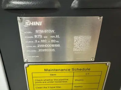 New | in-Stock 2026 SHINI STM-910W Temperature Controls Massachusetts US | Absolute Machinery #1277628