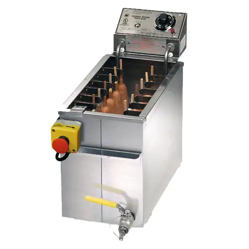 Gold Medal 8068FL 50 lb Foot Long Corn Dog Fryer w/ (12) Clip Assemblies, 230v/1ph