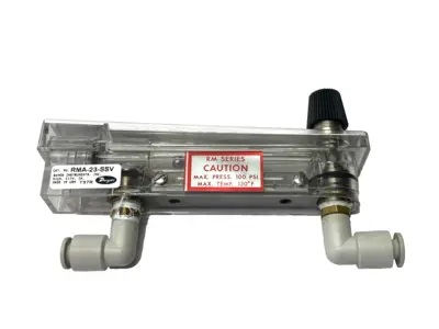 Used Dwyer Flowmeter, 2" Scale, 5-50LPM Air, 100PSI, 130° F Air Velocity and Flow Michigan US | Maverick Industrial Sales #1392354
