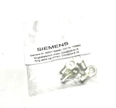 A5E01194948,DIN46234-8-16 | Siemens A5E01194948 Ring Cable Lug DIN46234-8-16 PKG OF 5 - New