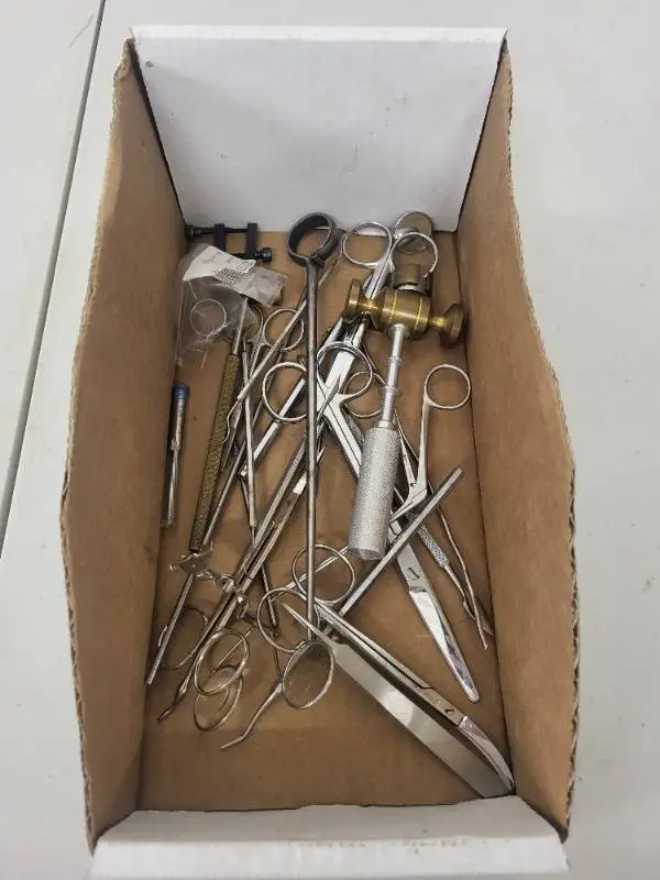 Collection of Vintage Dental Tools and Accessories