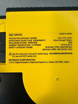 Keyence SZ-VH1X Safety Laser Scanner (6.3.1)