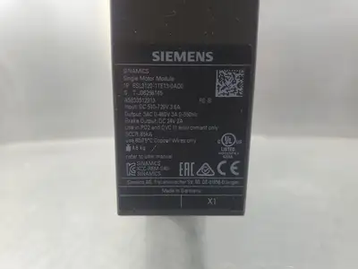 Used Siemens SINAMICS Single Motor Module Servo Drives | Palmetto Automation #1149014