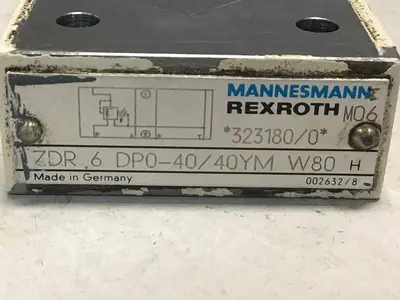 USED MANNESMANN REXROTH ZDR6DP04040YMW80