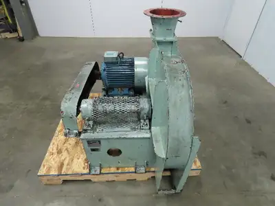 Hosokawa Micron Corp. TBB-5-P.W.O. Pressure Blower 15 hp 208/460 Volt 3ph