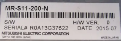 NEW MITSUBISHI MR-S11-200-N SERVO DRIVE MRS11200N