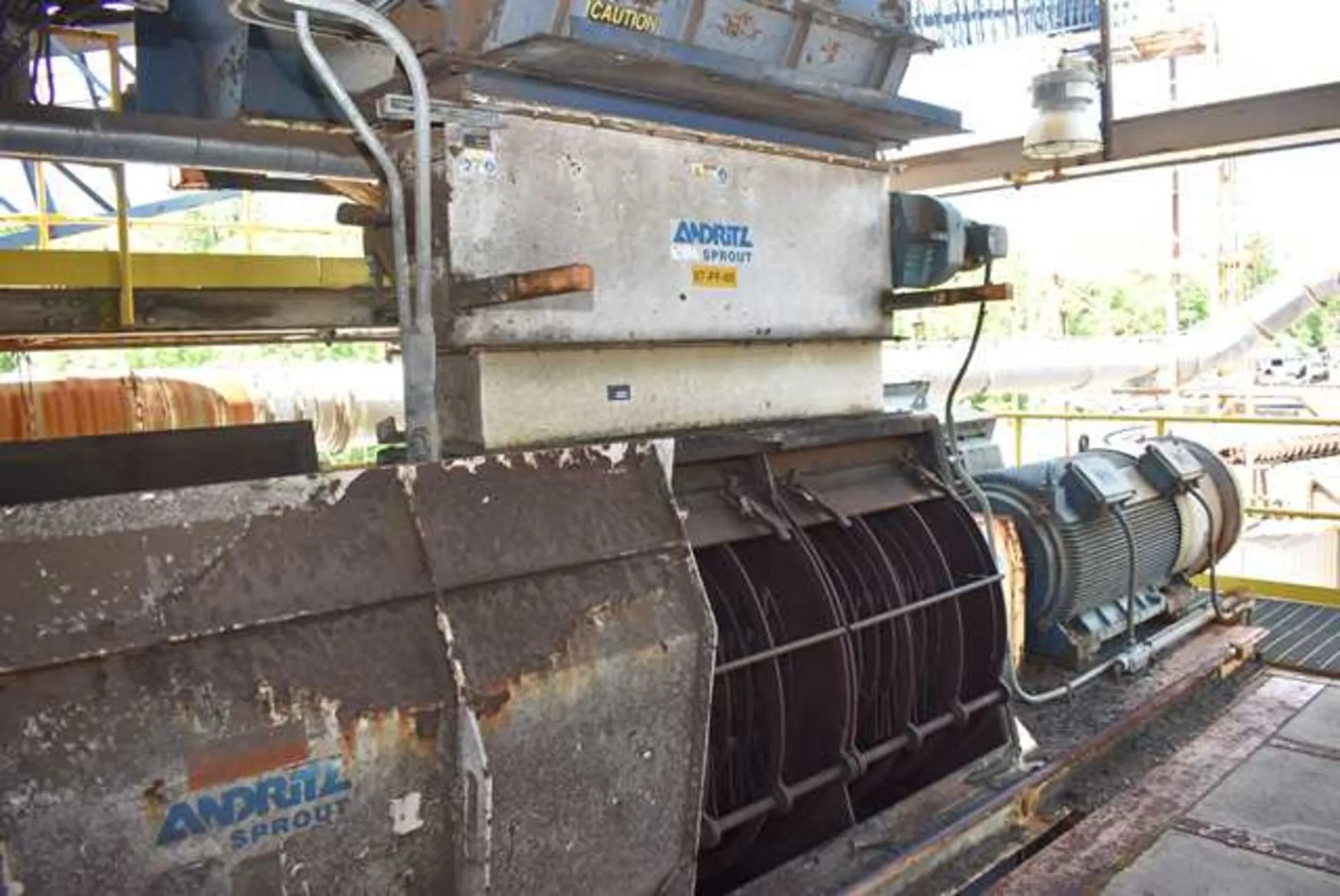 ANDRITZ MODEL HM-43606 HAMMER MILL, 600 HP MOTOR
