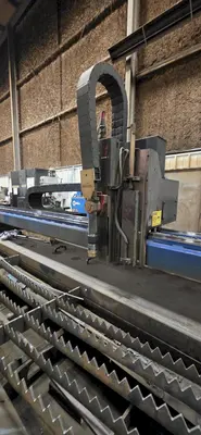 10' X 40' PINNACLE PRO HYPERTHERM EDGE PRO CNC PLASMA TABLE(NEW IN 2013). STOCK #1005625