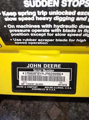 USED JOHN DEERE 1023E