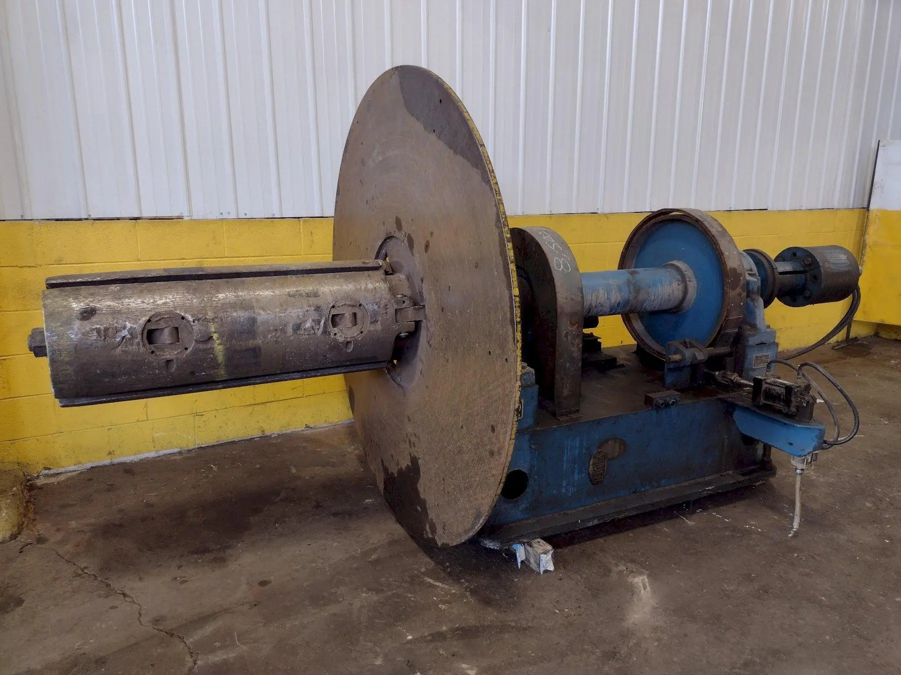 30,000 LBS X 48" YODER PULL OFF UNCOILER / COIL REEL: STOCK #16920