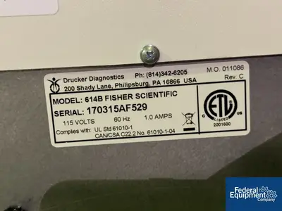 USED Fisher Scientific Fisher Scientific Horizon Centrifuge, model 614B