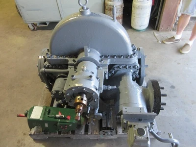 Westinghouse Steam Turbine w/ Woodward #PGPL-846jk governer, 955 RPM