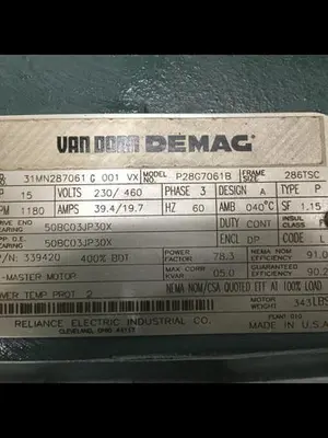 USED VAN DORN DEMAG P28G7061B
