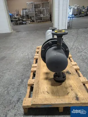 USED Pfaudler 7 Sq Sq Pfaudler Heat Exchanger, C/S, 150/150#