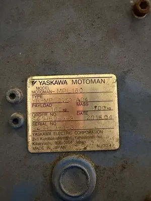 Used 2015 YASKAWA MOTOMAN YASKAWA MOTOMAN MPL160II Robots Michigan US | RAB Industries, Inc. #1148016