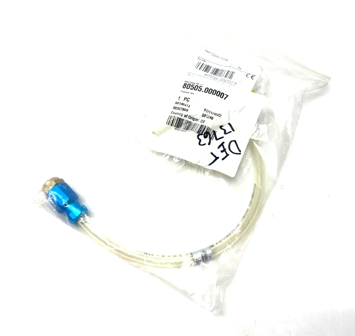Atlas Copco 80505.000007 Electric Auto Drain Tank Hose Assembly - New