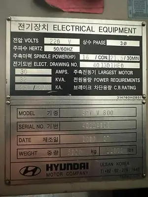 USED 2000 HYUNDAI SPT